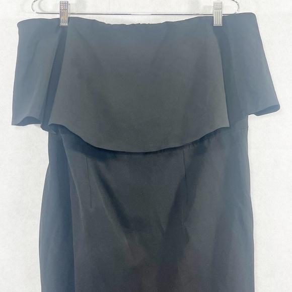 Eloquii Black Off The Shoulder Dress With Overlay. Size - Picture 3 of 10